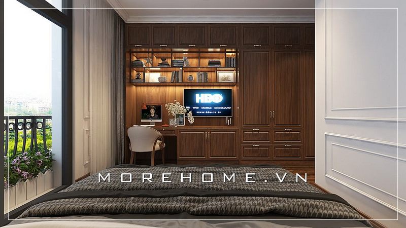 Morehome sản xuất và đóng tủ quần áo gỗ óc chó tại Hà Nội, Hải Phòng, Đà Nẵng, Hồ Chí Minh